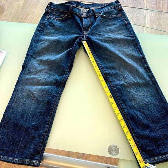 Citizens of humanity, low waist cropped jeans, Kelly# 063 stretch dark blue 29 - Picture 16 of 16